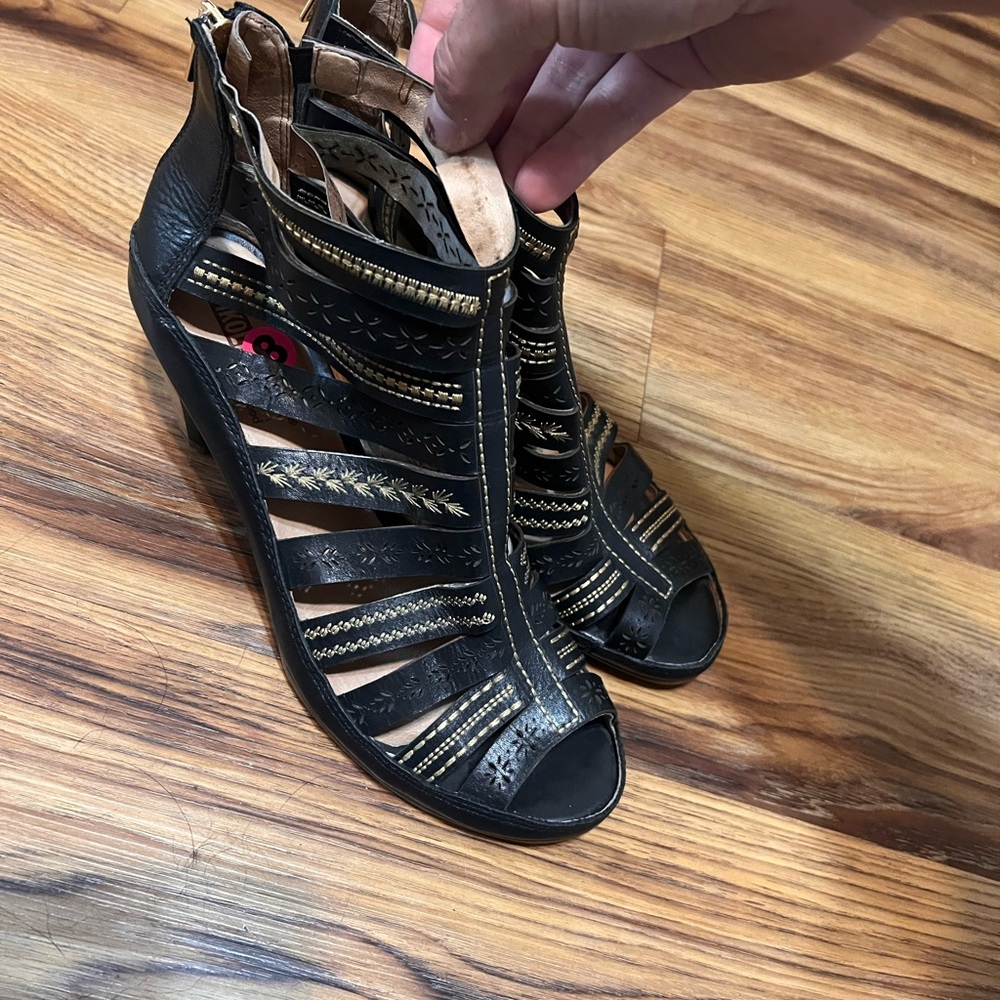 Pikolinos Java Gladiator Heeled Sandals Size 7.5-8 - Picture 3 of 6